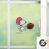 Autocollant Pour Fenêtre cacahuètes | Snoopy Football Kicker (Maison)