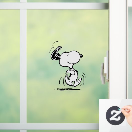 Autocollant Pour Fenêtre cacahuètes | Snoopy Happy Dance (Maison)