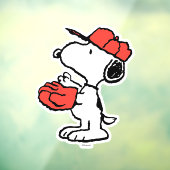 Autocollant Pour Fenêtre cacahuètes | Snoopy Making the Catch (Feuille 3)