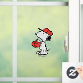 Autocollant Pour Fenêtre cacahuètes | Snoopy Making the Catch (Maison)