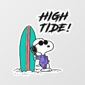 Autocollant Pour Fenêtre cacahuètes | Snoopy Ocean High Tide (Feuille)