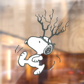 Autocollant Pour Fenêtre cacahuètes | Snoopy Reindeer (Feuille 2)