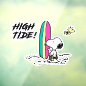 Autocollant Pour Fenêtre cacahuètes | Snoopy & Woodstock High Tide (Feuille 3)