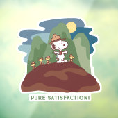 Autocollant Pour Fenêtre cacahuètes | Snoopy & Woodstock Satisfaction pure (Feuille 3)
