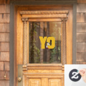Autocollant Pour Fenêtre cacahuètes | Snoopy YO Skateboard (Porte d'accueil)