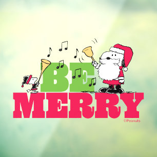 Autocollant Pour Fenêtre cacahuètes   Sois Joyeux Noël