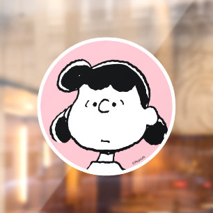 Autocollant Pour Fenêtre cacahuètes   Visages de Lucy