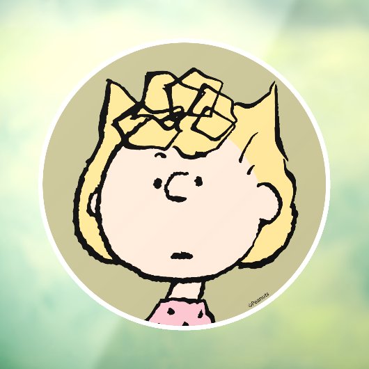 Autocollant Pour Fenêtre cacahuètes | Visages de Sally (Feuille 3)