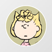 Autocollant Pour Fenêtre cacahuètes | Visages de Sally (Feuille)