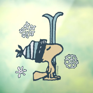 Autocollant Pour Fenêtre cacahuètes Woodstock Ski Pro