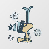 Autocollant Pour Fenêtre cacahuètes | Woodstock Ski Pro (Feuille)