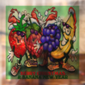 Autocollant Pour Fenêtre Cachage de fenêtre de Noël Berry (Feuille 2)