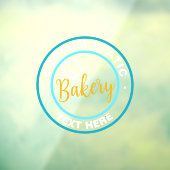 Autocollant Pour Fenêtre Cachet statique devant magasin ou boulangerie (Feuille 3)