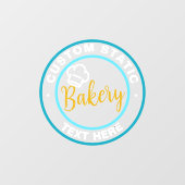 Autocollant Pour Fenêtre Cachet statique devant magasin ou boulangerie (Feuille)