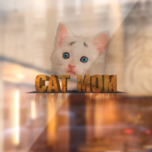 Autocollant Pour Fenêtre cadeau Amoureux des chats cadeau maman chat me
