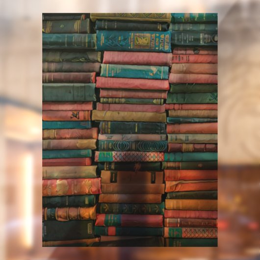 Autocollant Pour Fenêtre Cadeaux bibliothécaires pour elle (Feuille 2)