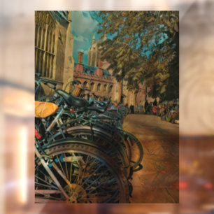 Autocollant Pour Fenêtre Cadeaux cyclables vintages