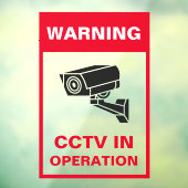 Autocollant Pour Fenêtre Cadre métallique de sécurité d'avertissement gras  (Feuille 3)