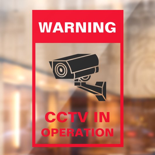 Autocollant Pour Fenêtre Cadre métallique de sécurité d'avertissement gras  (Feuille 2)