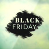 Autocollant Pour Fenêtre Cadres Black Brush personnalisés Black Friday Stor (Feuille 3)