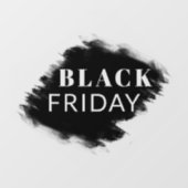 Autocollant Pour Fenêtre Cadres Black Brush personnalisés Black Friday Stor (Feuille)