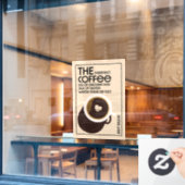 Autocollant Pour Fenêtre Café Barista (Fenêtre de café)