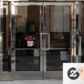 Autocollant Pour Fenêtre Café Demon (Porte de bureau)