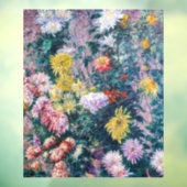 Autocollant Pour Fenêtre Caillebotte - Chrysanthèmes blanc et jaune (Feuille 3)