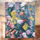 Autocollant Pour Fenêtre Caillebotte - Chrysanthèmes blanc et jaune (Feuille 2)