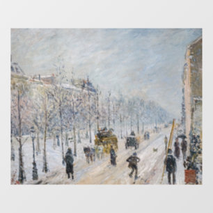 Autocollant Pour Fenêtre Camille Pissarro - Boulevards extérieurs, Effet de