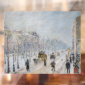 Autocollant Pour Fenêtre Camille Pissarro - Boulevards extérieurs, Effet Ne (Feuille 2)