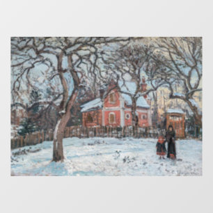 Autocollant Pour Fenêtre Camille Pissarro - Châtaigniers à Louveciennes