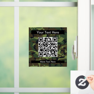 Autocollant Pour Fenêtre Camo Vert, Camouflage, Militaire, Armée