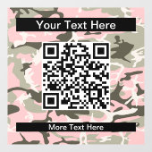 Autocollant Pour Fenêtre Camouflage rose et vert, Militaire, Armée (Feuille)