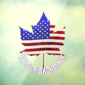 Autocollant Pour Fenêtre Canada États-Unis Décal Clôture personnalisée (Feuille 3)