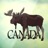 Autocollant Pour Fenêtre Canada Moose Decal Personalized Moose Window Cloua (Feuille 3)