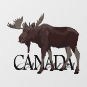 Autocollant Pour Fenêtre Canada Moose Decal Personalized Moose Window Cloua (Feuille)