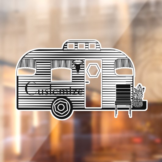 Autocollant Pour Fenêtre Caravane Camper Traveller Thunder_Cove  (Feuille 2)