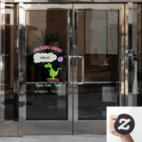 Caricature de dragon dragon drôle et vert respiran