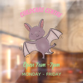 Autocollant Pour Fenêtre Caricature de vol de chauve-souris (Feuille 2)