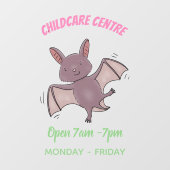 Autocollant Pour Fenêtre Caricature de vol de chauve-souris (Feuille)