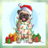 Autocollant Pour Fenêtre Carlin de Noël (Feuille 3)