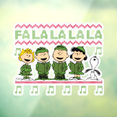 Autocollant Pour Fenêtre Caroling Christmas Sweater Graphic (Feuille 3)