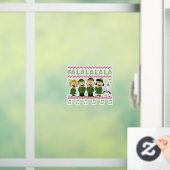 Autocollant Pour Fenêtre Caroling Christmas Sweater Graphic (Maison)