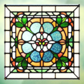 Autocollant Pour Fenêtre Carré Verre tendu AI Clou de fenêtre d'art (Feuille 3)