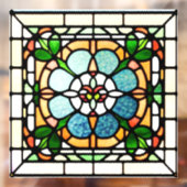 Autocollant Pour Fenêtre Carré Verre tendu AI Clou de fenêtre d'art (Feuille 2)