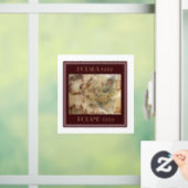 AUTOCOLLANT POUR FENÊTRE CARTE DE POLOGNE DE 1939 (Maison)