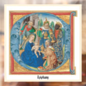 Autocollant Pour Fenêtre Carte de vacances Epiphany (Feuille 2)