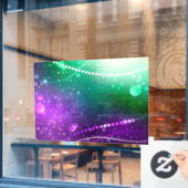 Autocollant Pour Fenêtre Carthagène Solive Purple (Fenêtre de café)