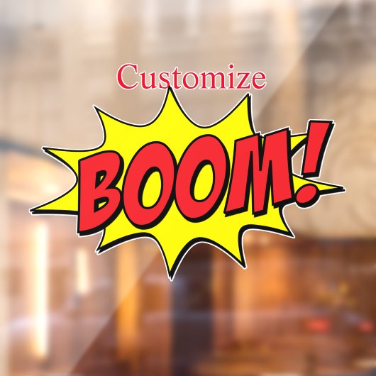 Autocollant Pour Fenêtre Cartoon Boom Thunder_Cove (Feuille 2)